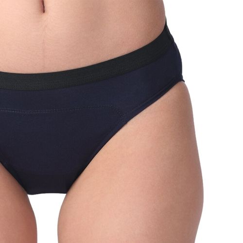 Adira Period Panty Modal Hipster For Women Hipster Fit Pack Of 2 - Navy  Blue & Maroon (XL)