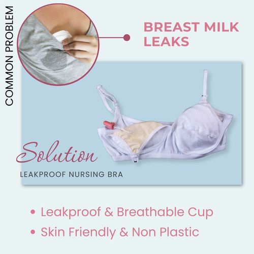 Morph Maternity Pack Of 3 Leak-Proof Sleep Nursing Bras - Nude