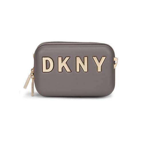 Dkny, Bags, Auth Dkny Brown Monogram Shoulder Bag