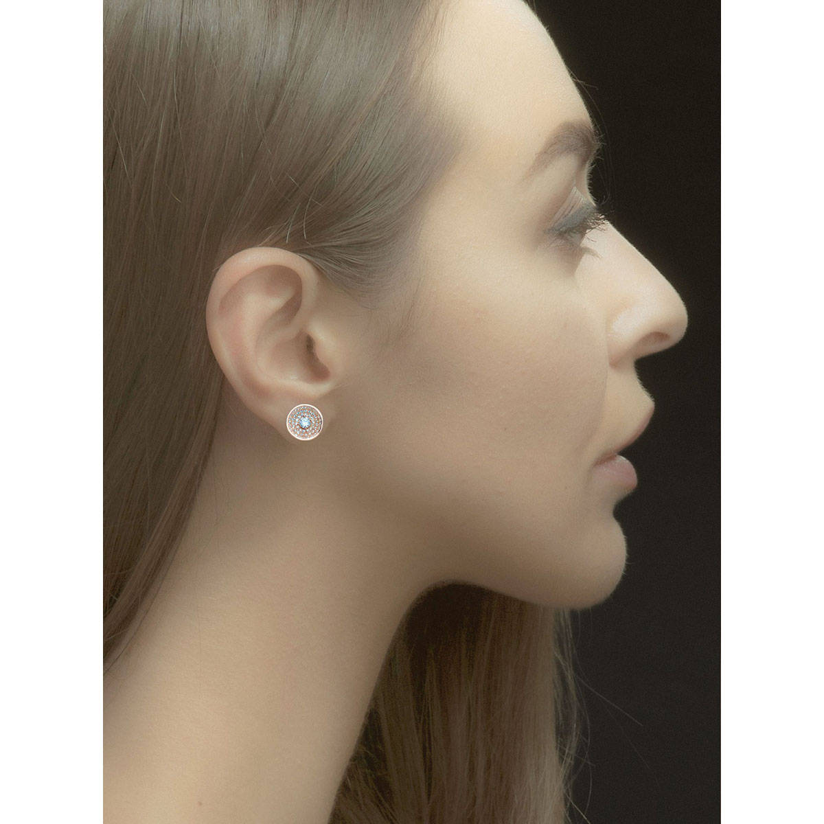 LuxeVogue Enchant Glow Stud Earrings
