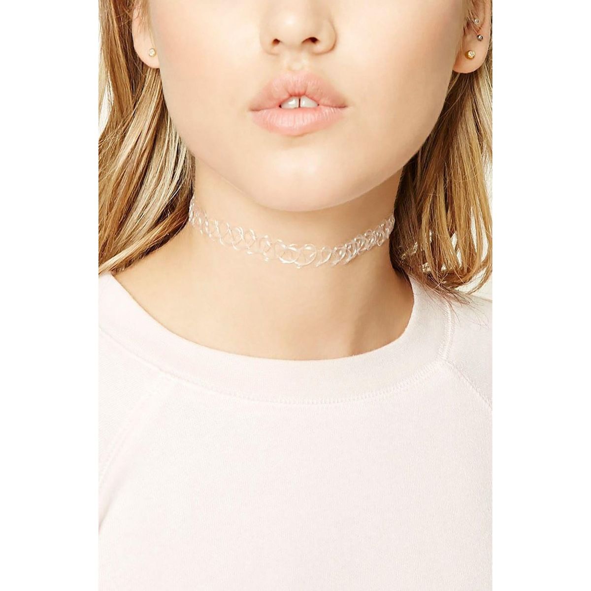 Necklaces & Chains | 3 COMBO - Designed Beaded & Tattoo Choker Necklace |  Freeup