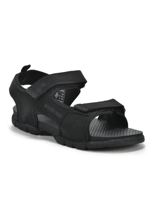 WOODLAND Men Black Sports Sandals