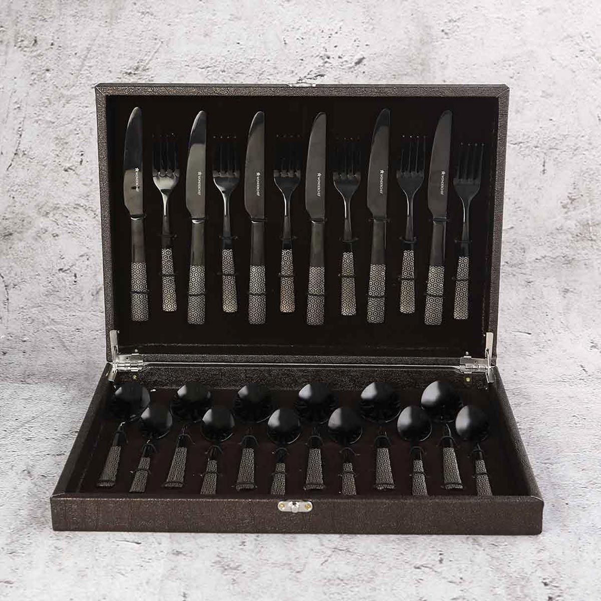 Buy Wonderchef Roma Cutlery Set In Gift Box4 (Set of 24) Online