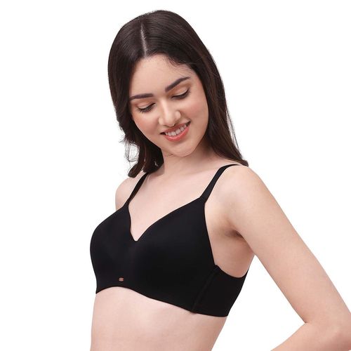 Buy SOIE Full Coverage Polyamide Spandex Padded Non Wired Ultra Soft Bra  (Pack of 2) Online