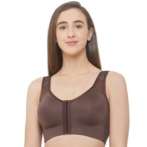 Buy SOIE Front Closure Full Coverage Non Padded Non Wired Posture  Correction Bra Combo (Pack of 2) Online