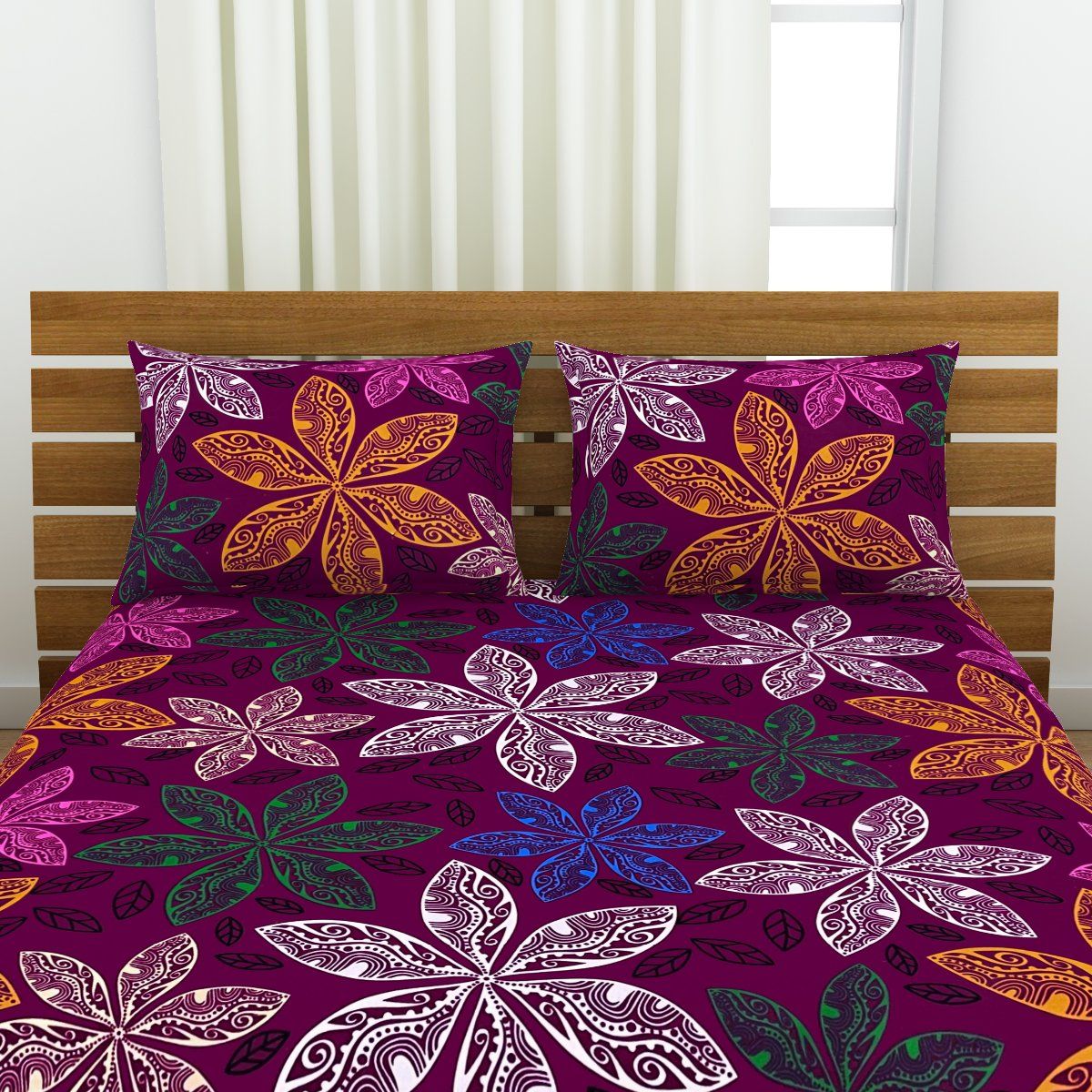 Buy Welspun MICROFIBER Bedsheets Double SOFT FEEL SKIN SAFE MACHINE