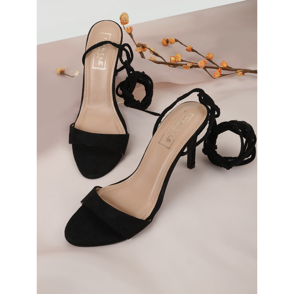 Truffle collection black clearance heels