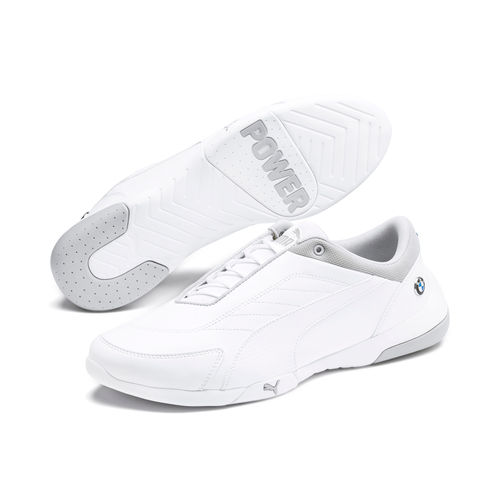 Buy Puma White BMW M Motorsports Kart Cat III Unisex Running Shoes