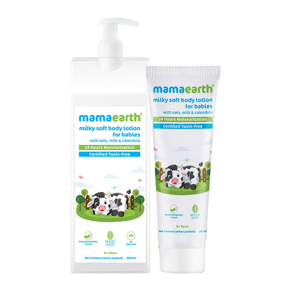 Mamaearth Milky Soft Body Lotion For Babies Pack Of 2 Buy Mamaearth