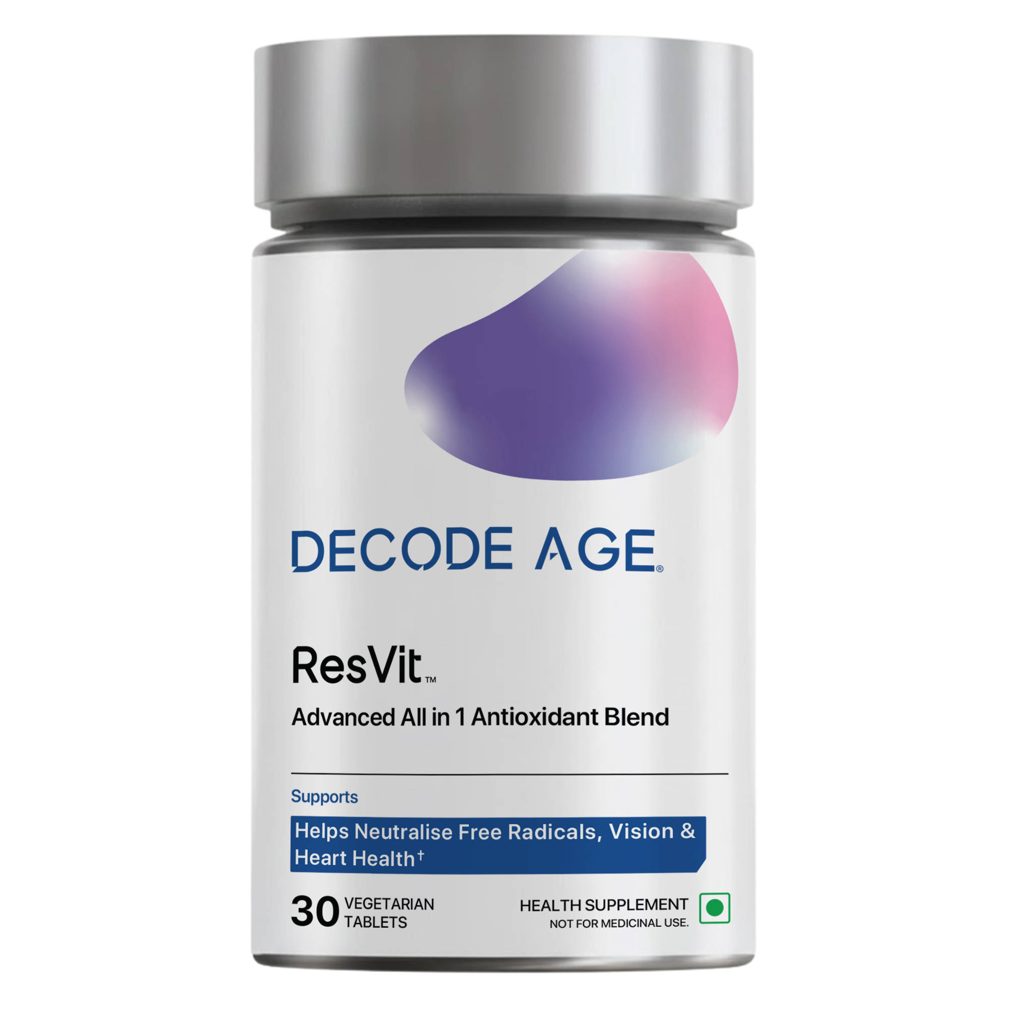 Decode Age Resveratrol Supplement 300 MG Capsules