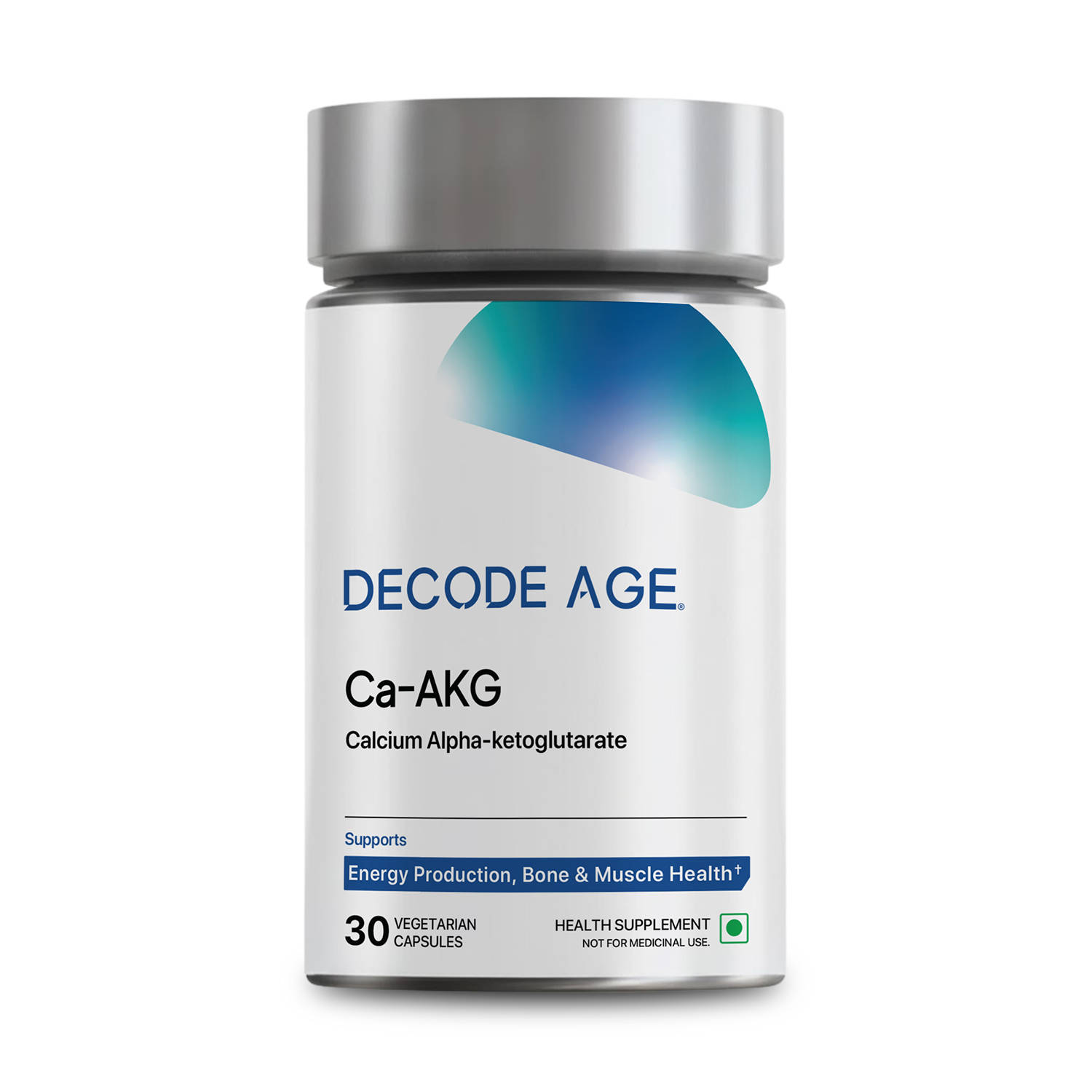 Decode Age Calcium Supplement For Bone Strength, Energy & Muscle Recovery– 30 Vegetarian Capsules