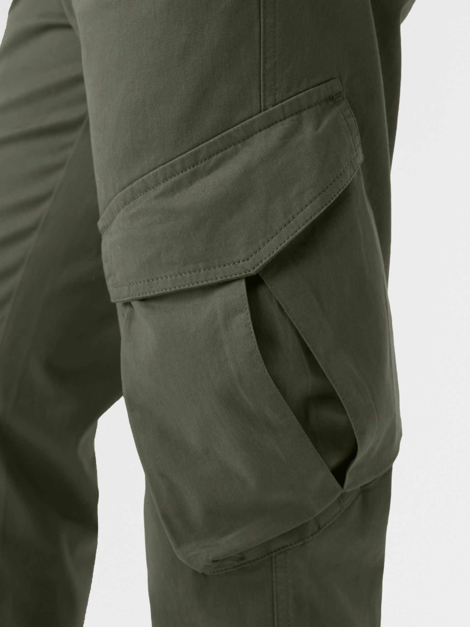 Solar Energy Vibes Cargo Multitone Jean Pants Olive