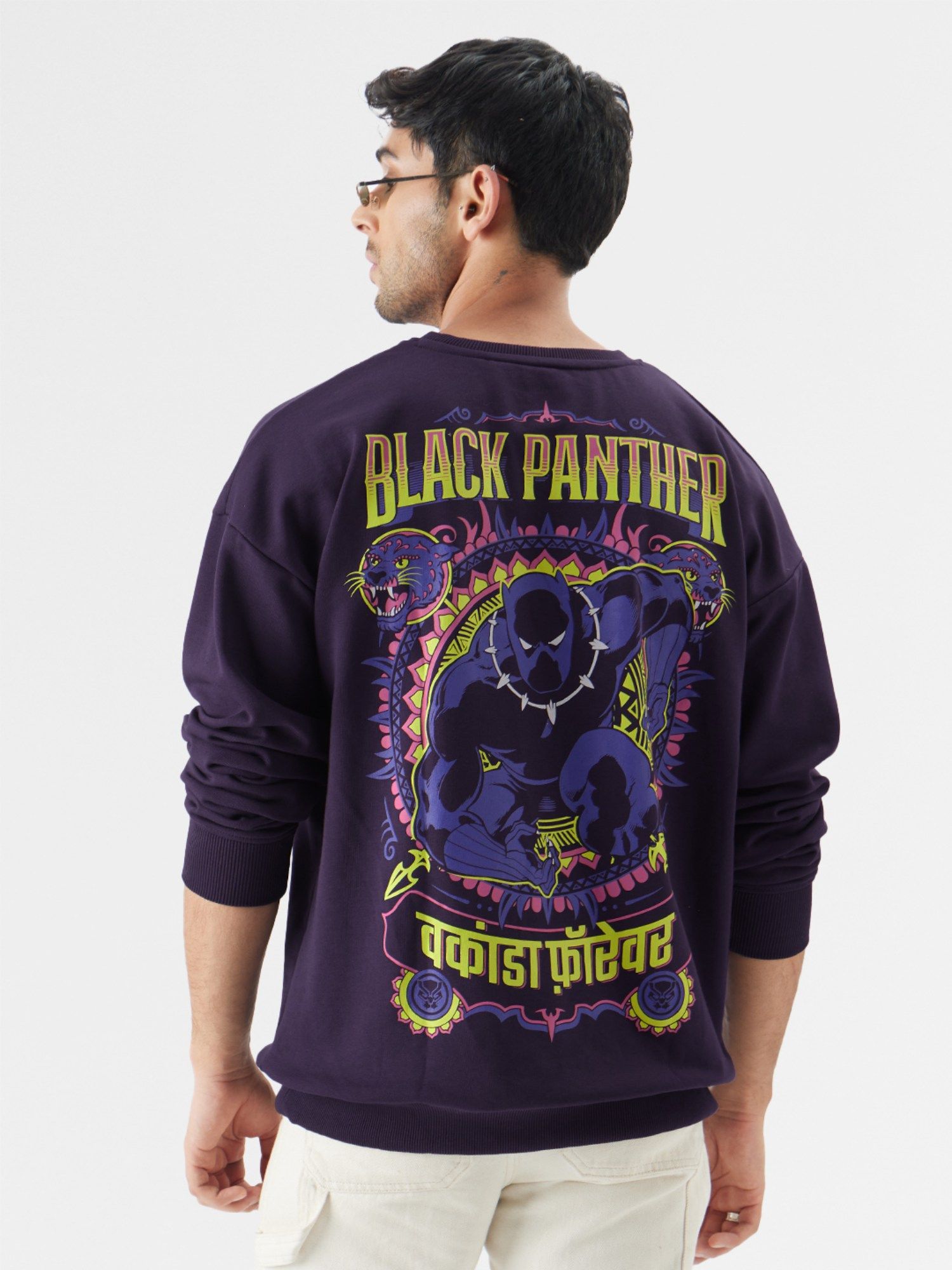 Buy The Souled Store Official Truck Art- Black Panther Men