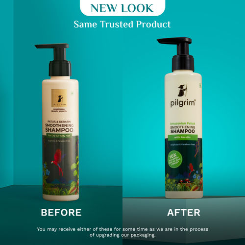 Buy Pilgrim Patua 10X Keratin Smoothening Shampoo For Dry