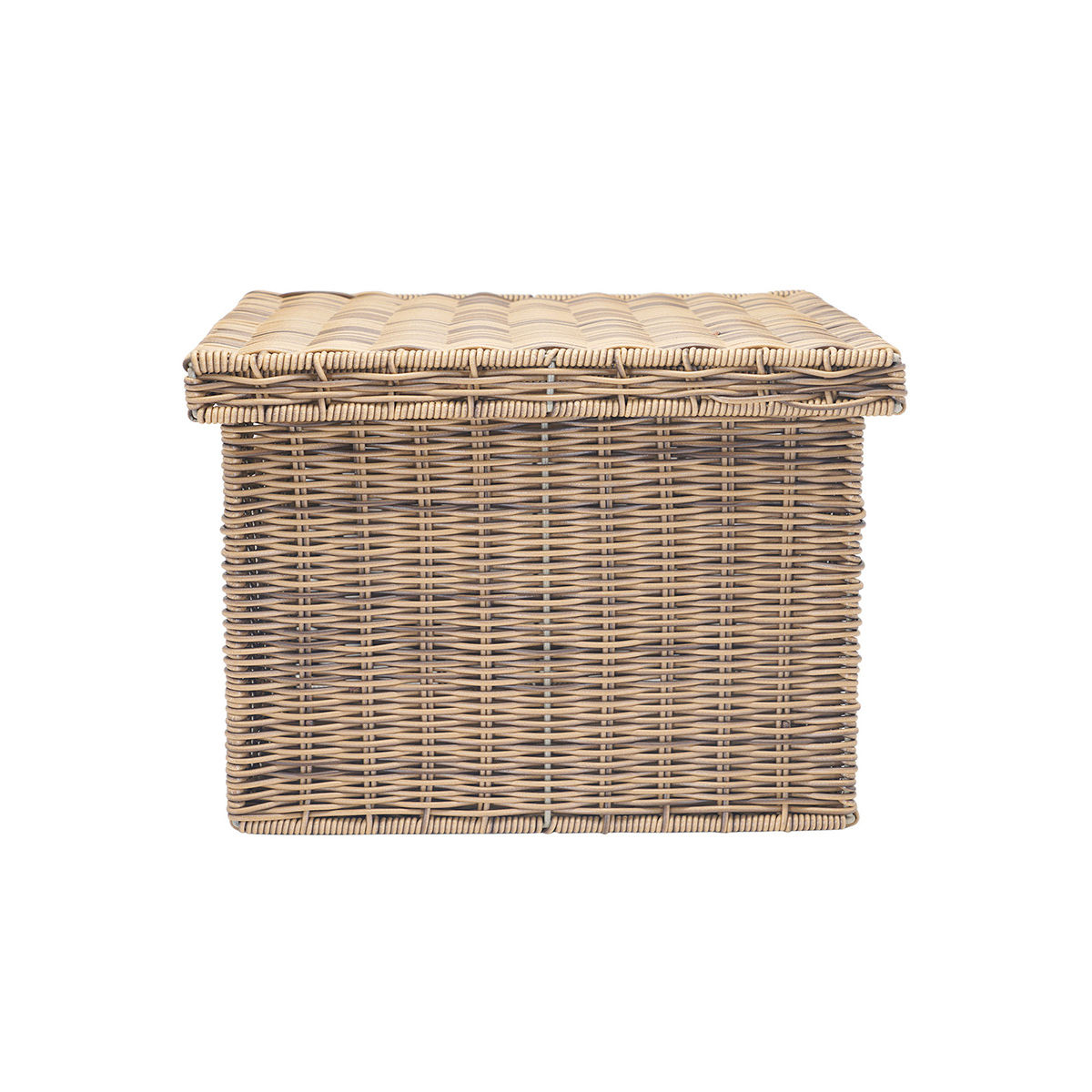 Pure Home + Living Natural Heather Wicker Letter File Box with Lid Buy