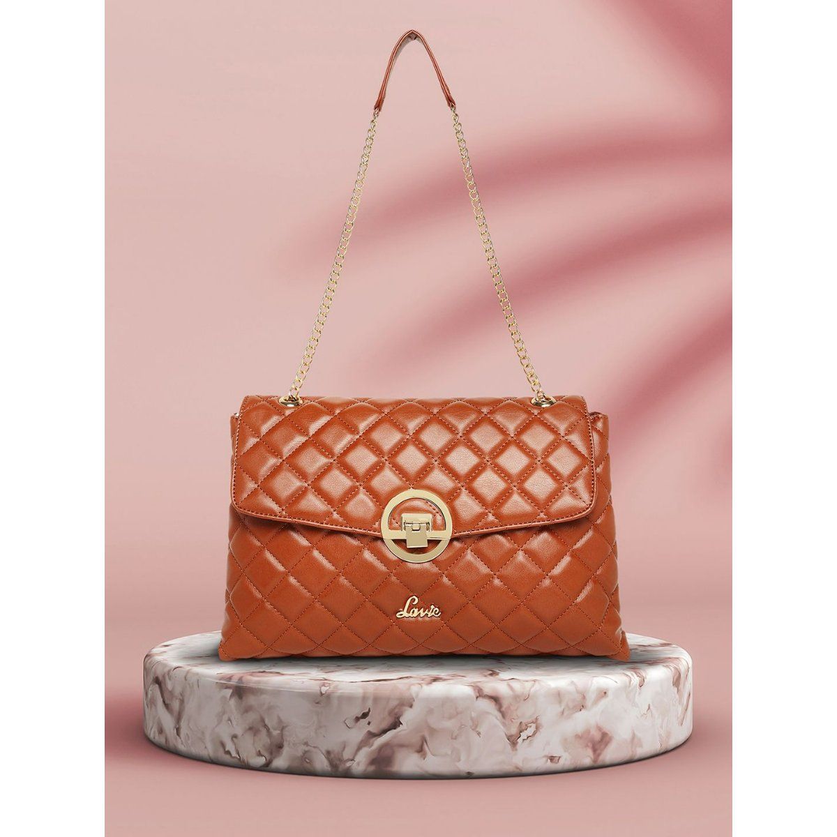 C.Wonder Eliana Quilted Vegan Leather Flap Shoulder Bag