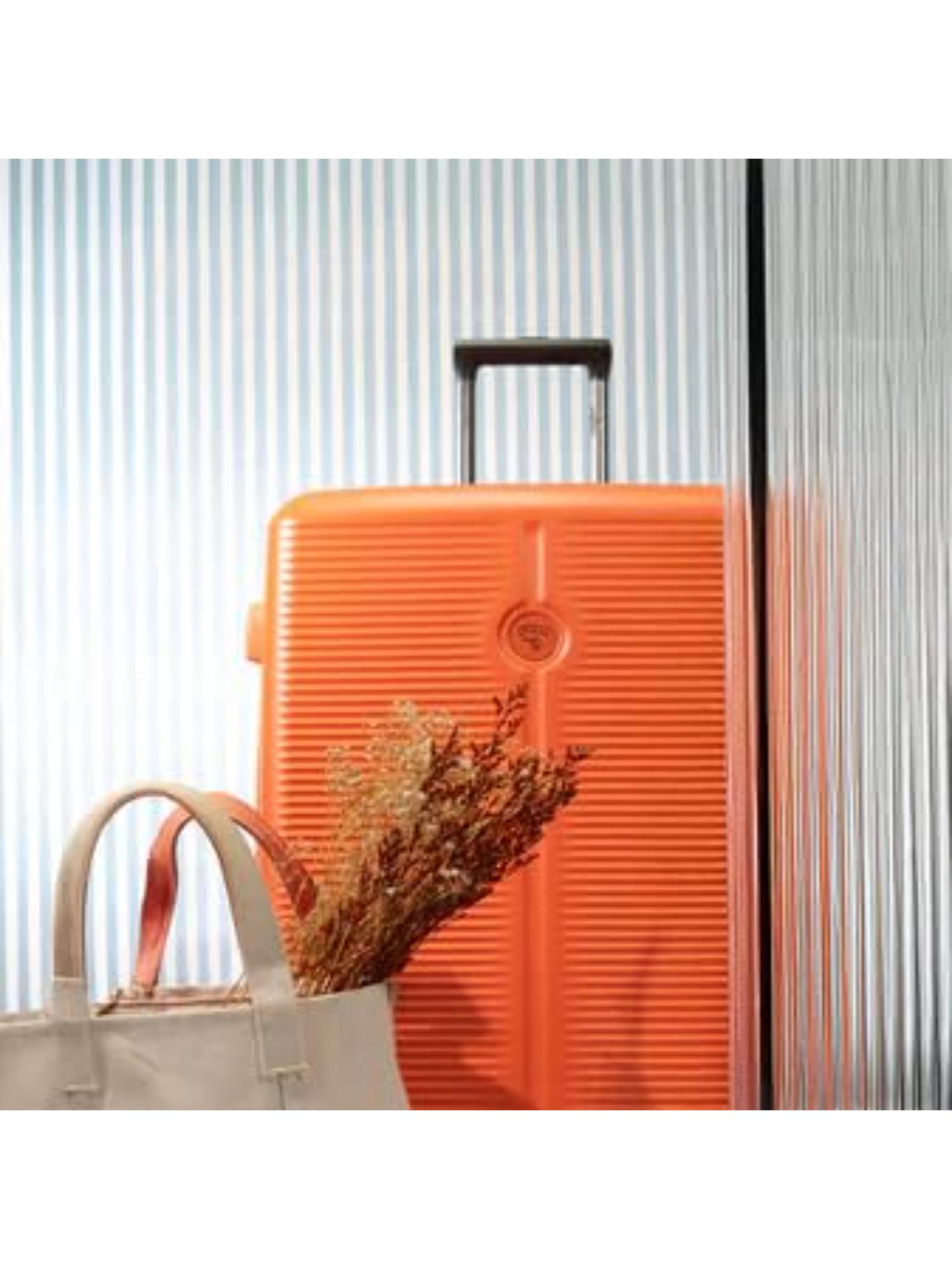 Buy JUMP Hendaye Orange Hard Check-In Trolley Bags (Pack of 2) Online