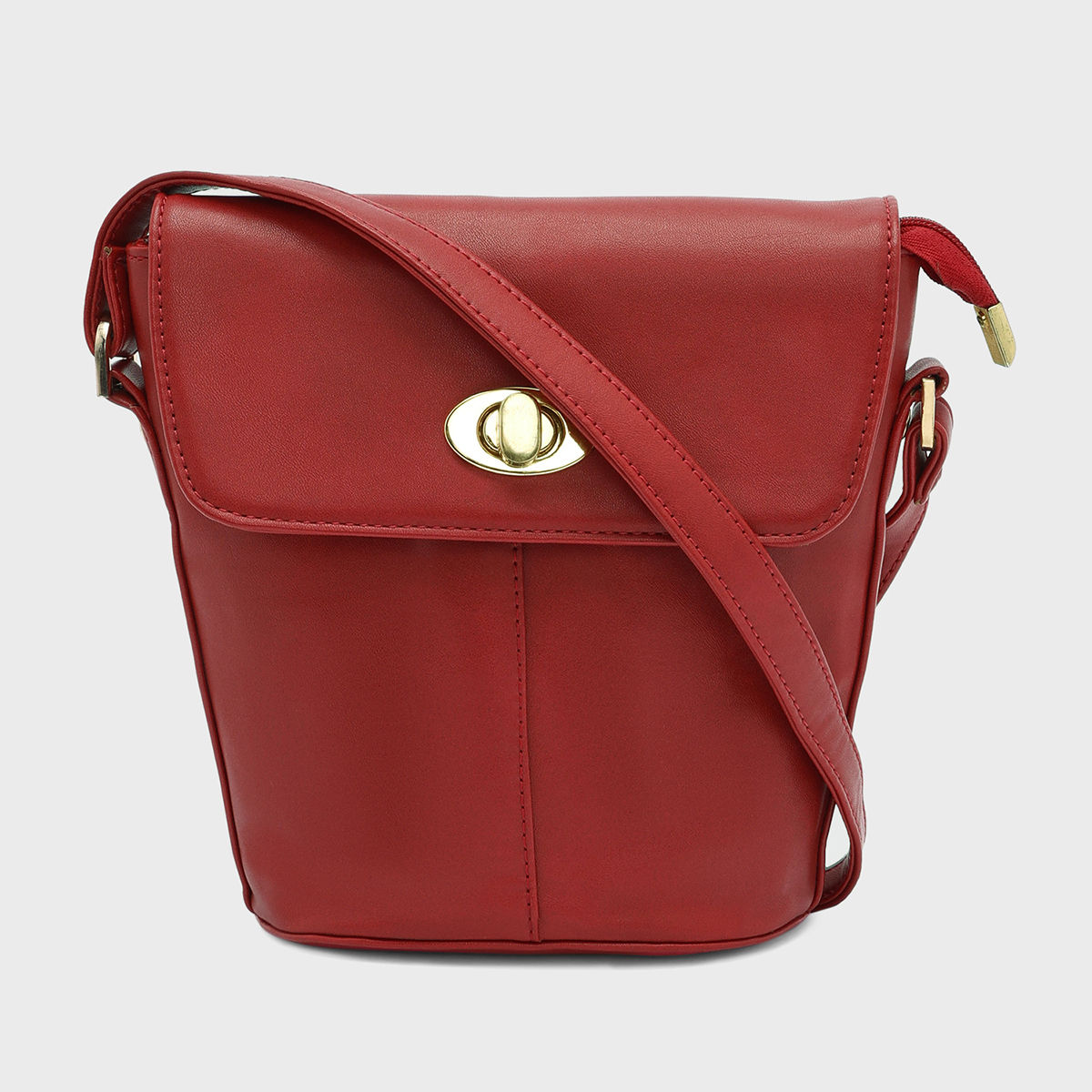 Red Adjustable Wide Strap Bucket Handbags Over the Shoulder Bags | Baginning