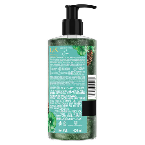 Buy Lux Essence Of Himalayas Cedarwood Oil & Cica Soothing Body Wash Online