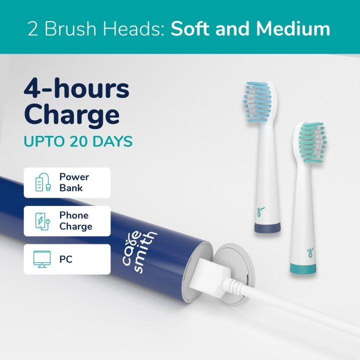 Buy Caresmith Spark Rechargeable Electric Toothbrush | 6 Operating ...