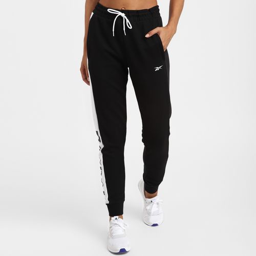 Jogging Pants Reebok Linear Logo Pants Reebok Men White Solid Slim - Main Image