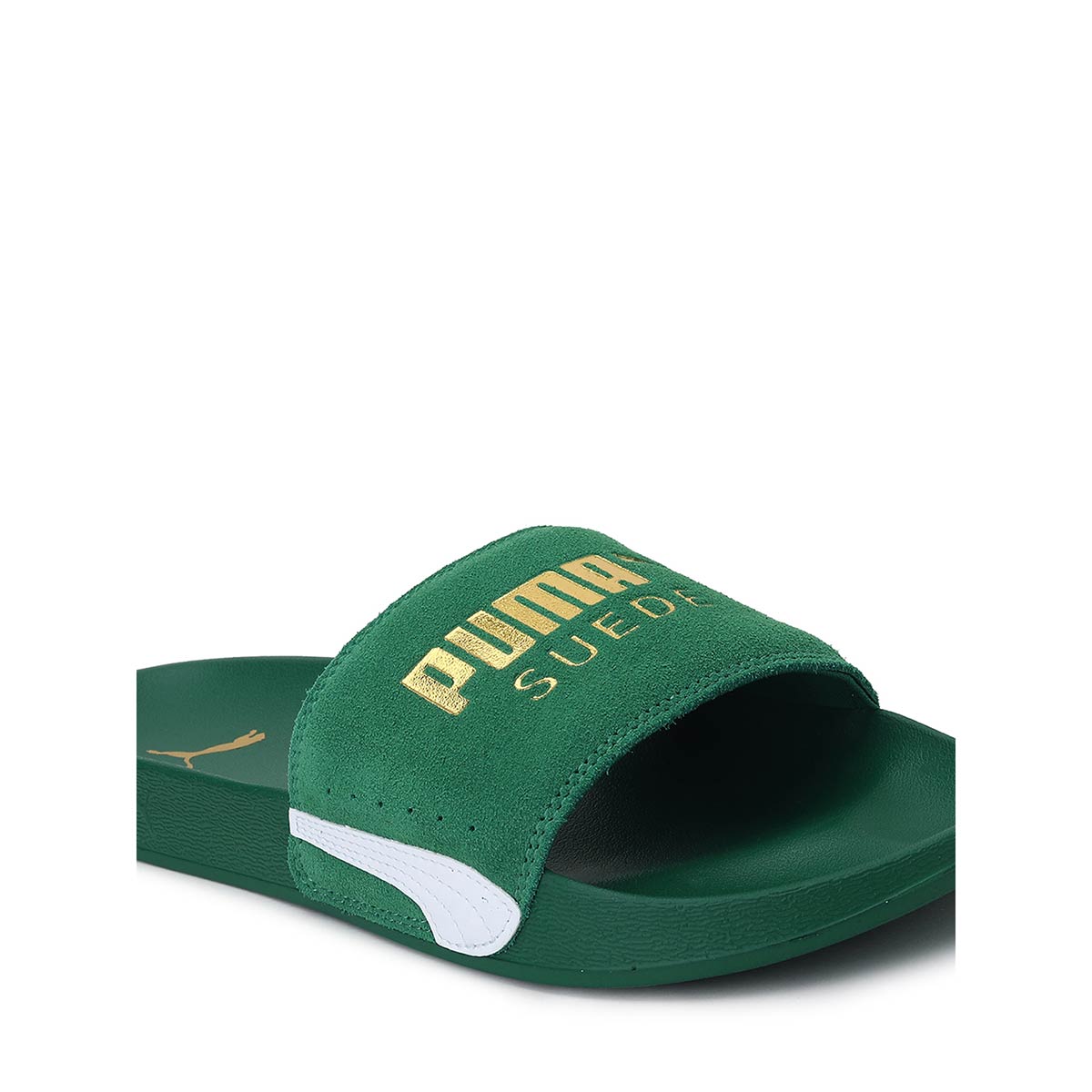 Suede puma slides hot sale