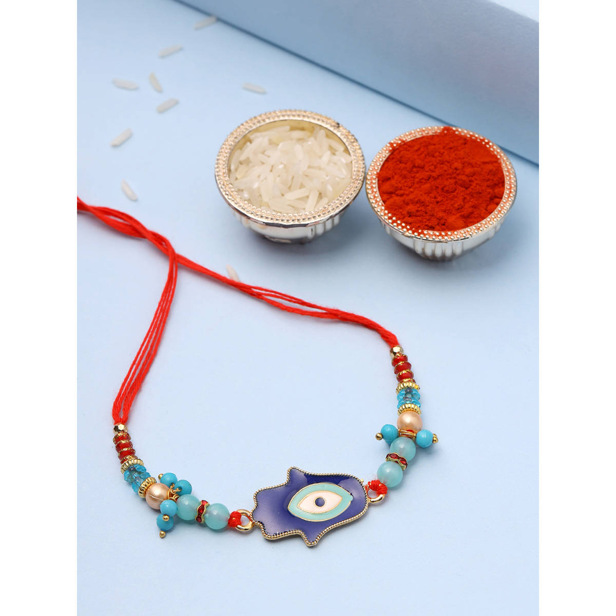 VIRAASI Evil Eye Rakhi for Brother