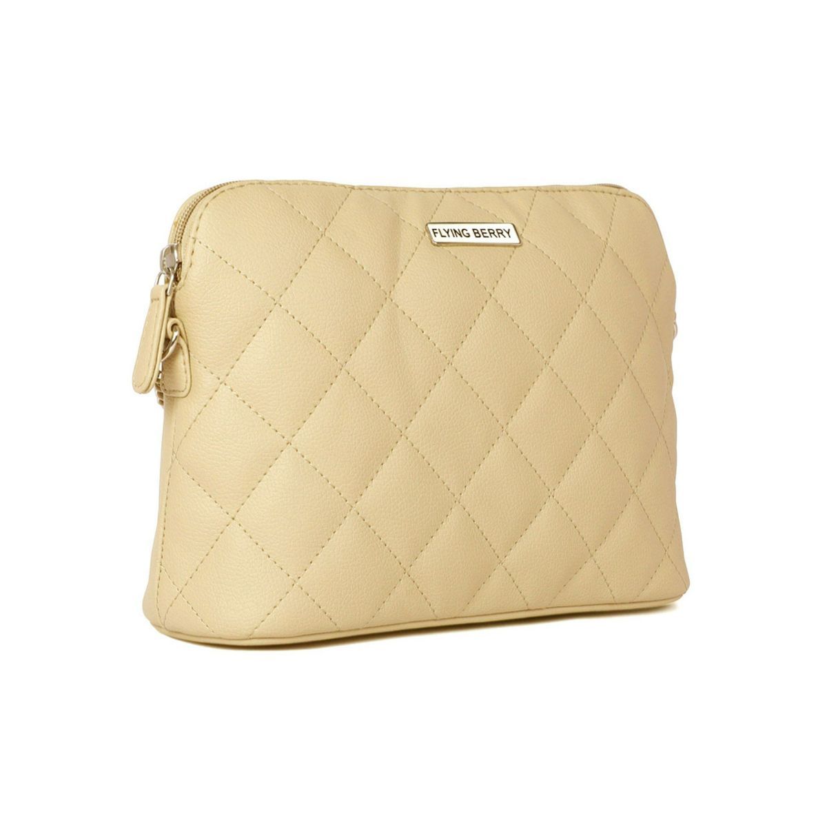 FLYING BERRY Women Beige Sling Bag Buy FLYING BERRY Women Beige Sling