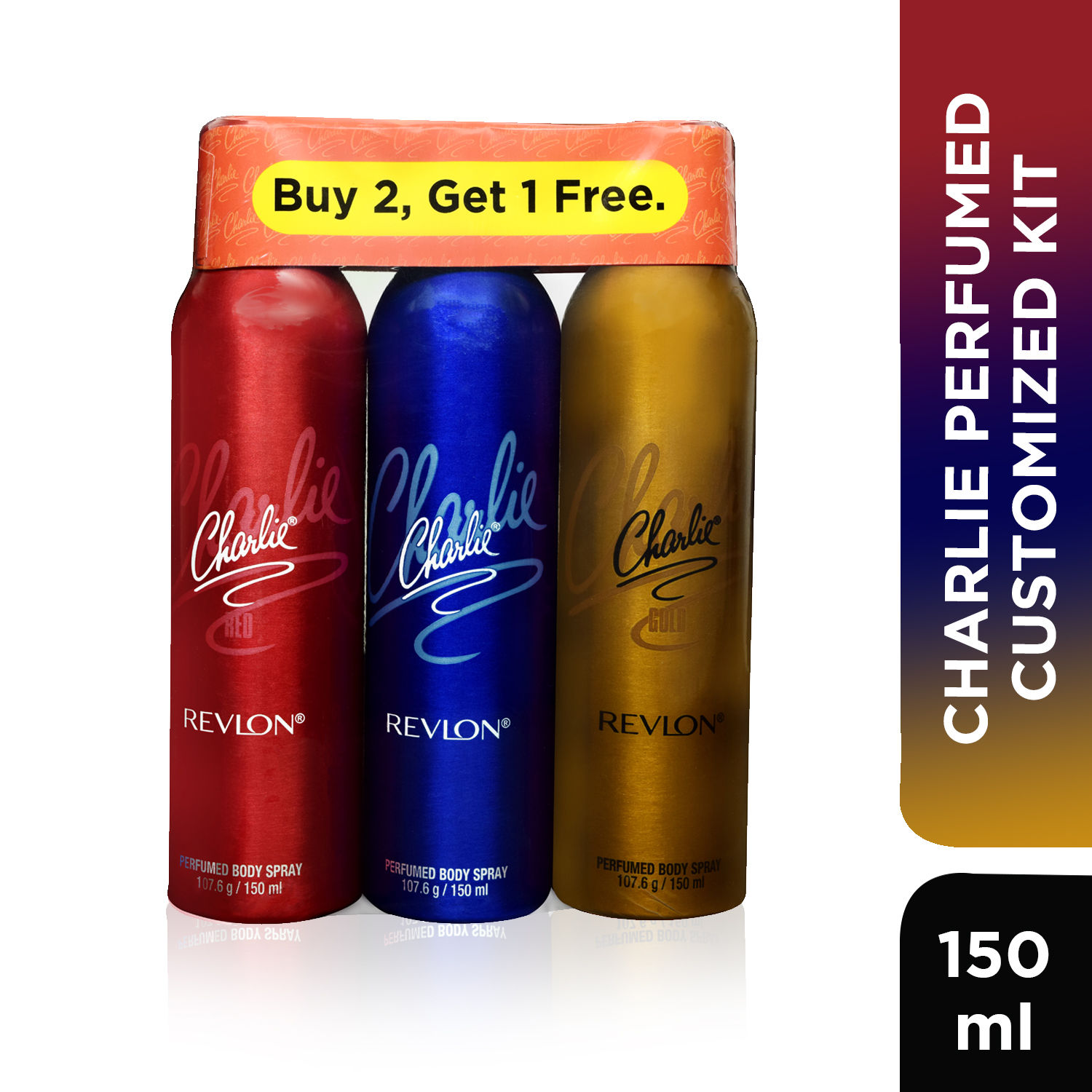 Revlon Charlie Deodorant Combo ( Buy 2 Get 1 Free )