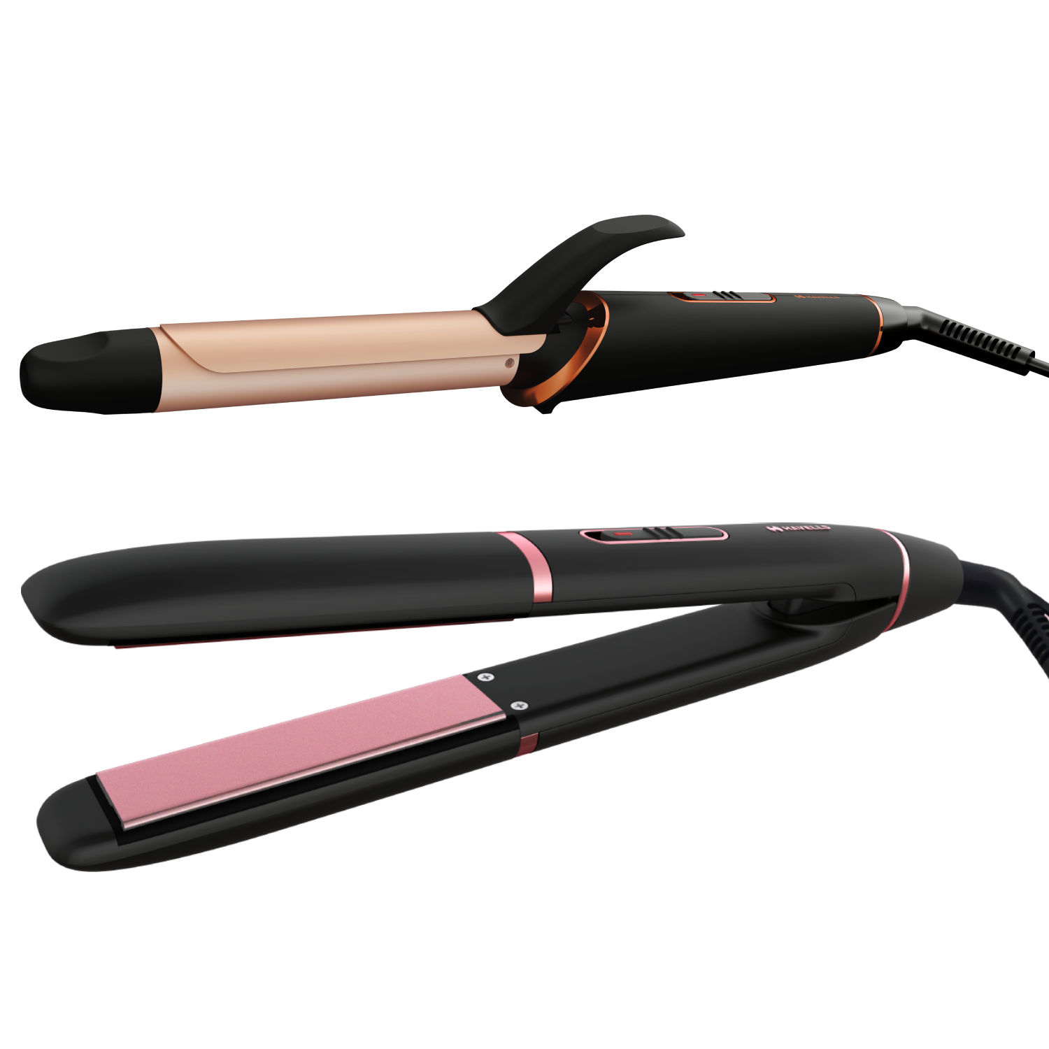 Havells HC4055 Hair Straightener And Curler Combo (Black)