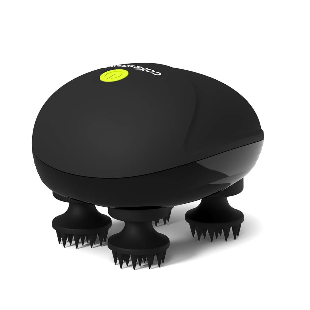Caresmith Revive Scalp Massager With Detachable Heads - Black