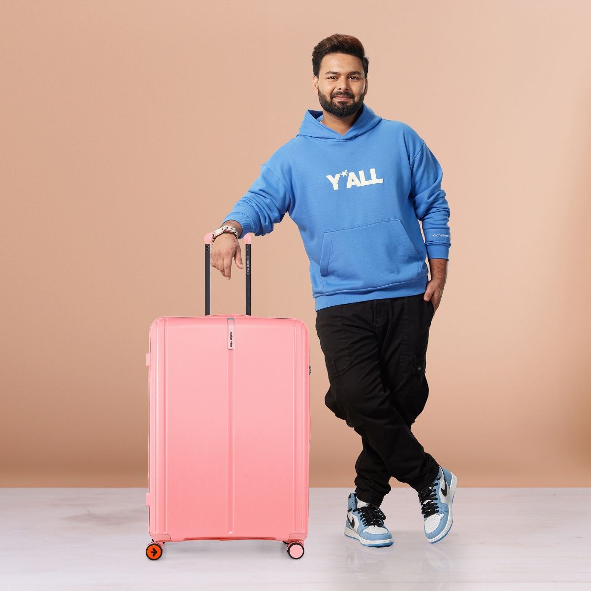 Buy Nasher Miles Unisex Pink The Line Hard-Sided Polypropylene