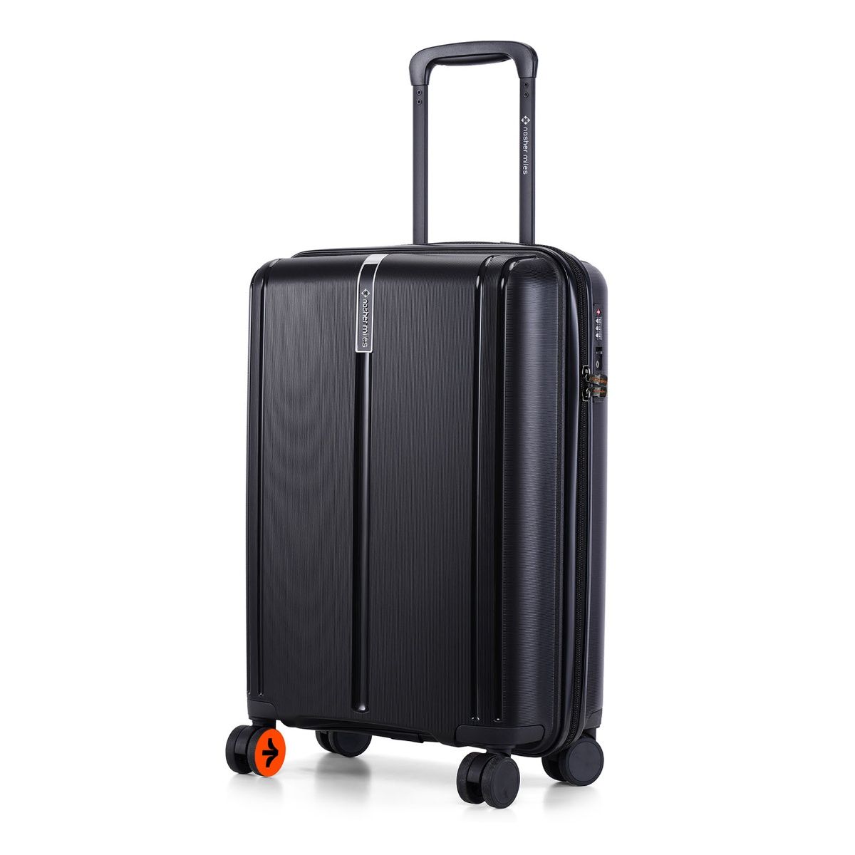 Buy Nasher Miles Unisex Black The Line Hard-Sided Polypropylene