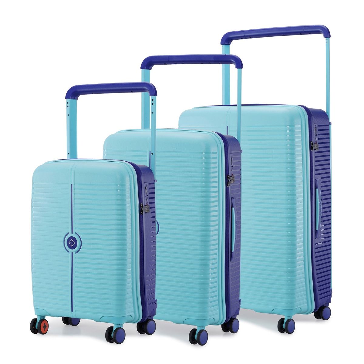 Buy Nasher Miles Unisex Blue Dubai Hard-Sided Polypropylene