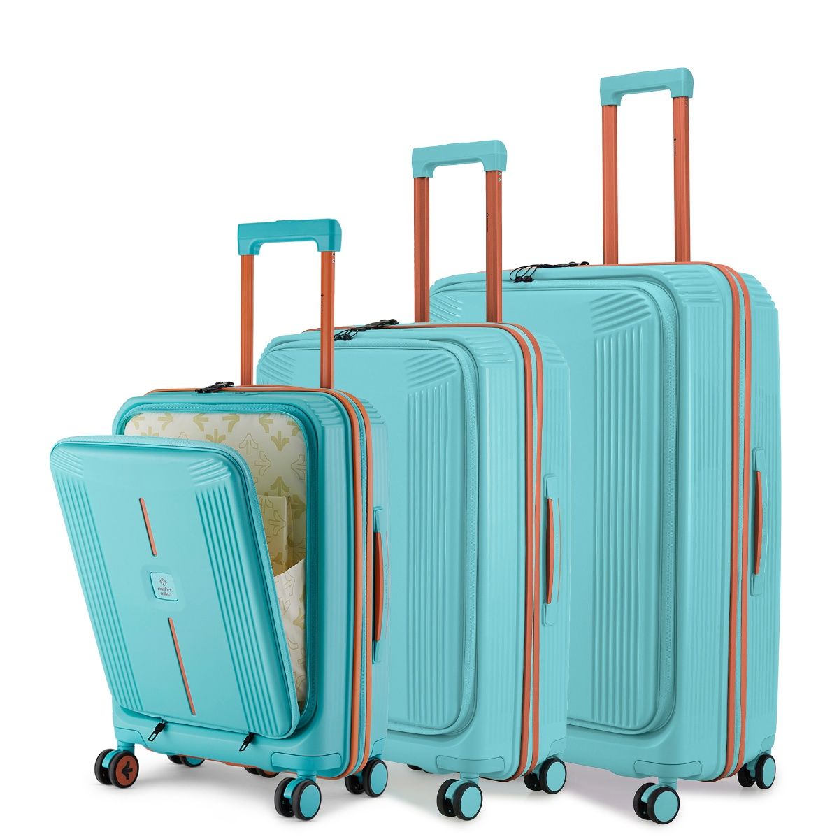 Buy Nasher Miles Unisex Teal Alexandria Hard-Sided Polypropylene