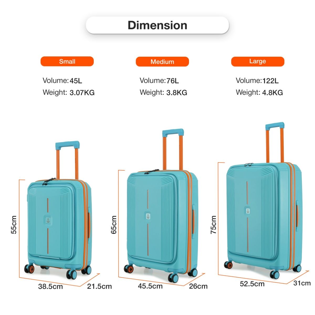 Buy Nasher Miles Unisex Teal Alexandria Hard-Sided Polypropylene