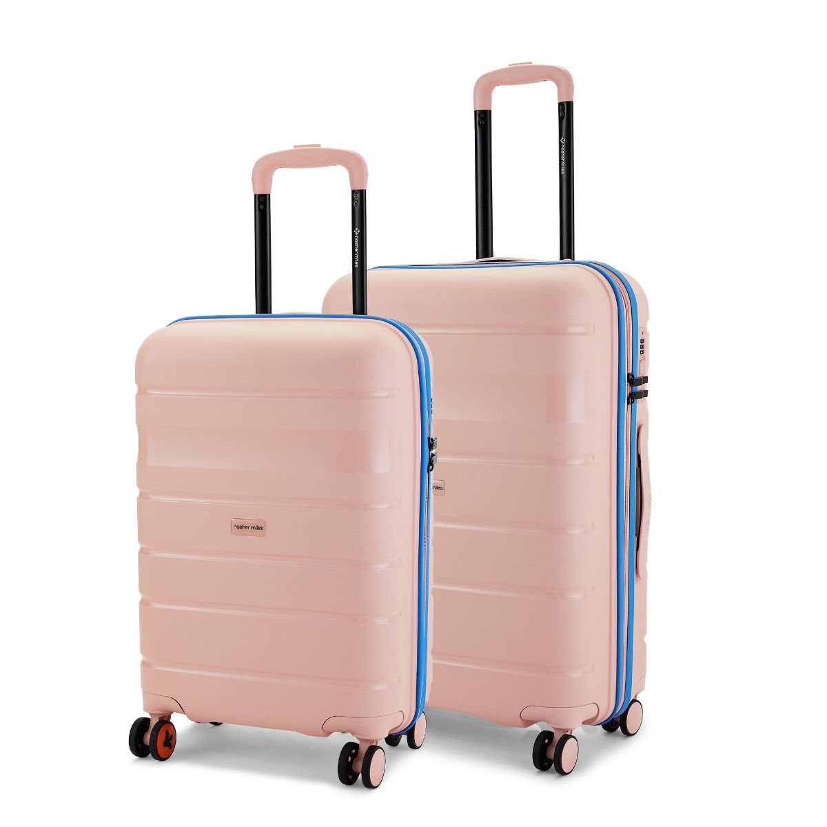 Buy Nasher Miles Unisex Peach Jupiter Hard-Sided Polypropylene
