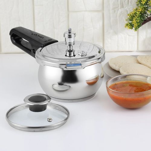 vinod stainless steel pressure cooker 5.5 litre