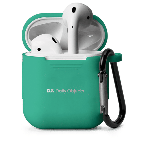 Buy DailyObjects Neon Sea Silicone Airpods Case Cover Online