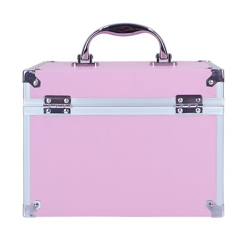 NFI Essentials Makeup Bag Cosmetic Box Bridal Makeup Organizer Vanity Case  for Women (L)