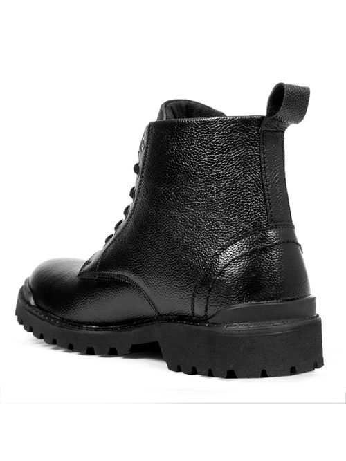 Buy Bacca Bucci YORK Genuine Leather Boots with Zipp Black Online
