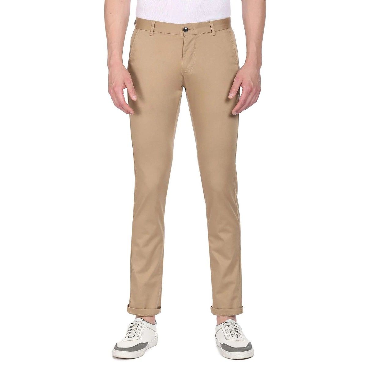 Buy online Mid Rise Flat Front Casual Trouser from Bottom Wear for Men by Arrow  Sport for ₹1350 at 50% off | 2024 Limeroad.com