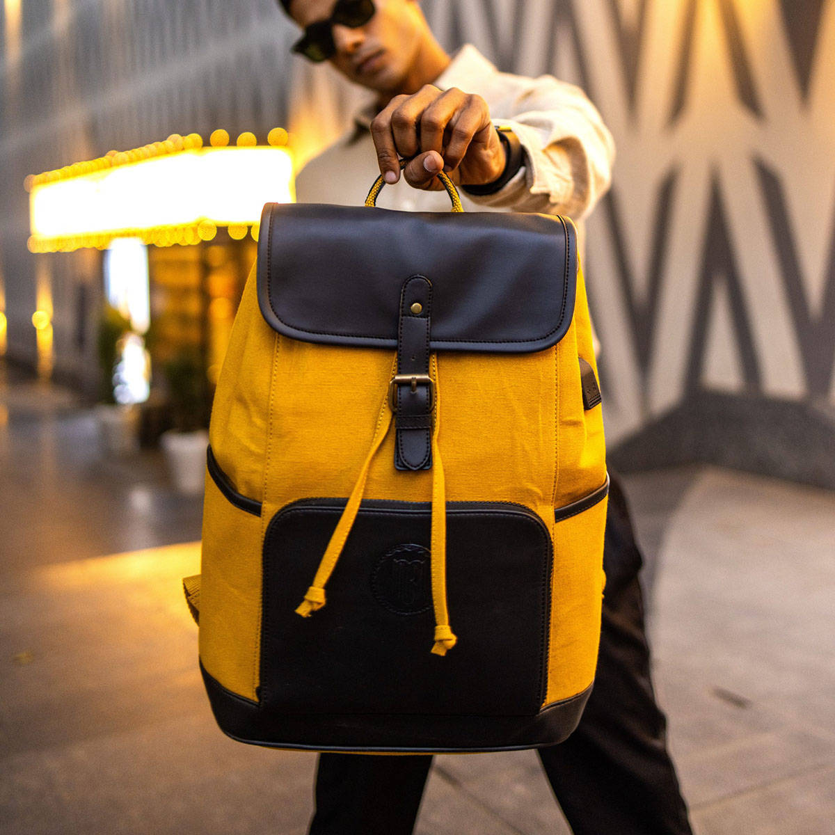 Mona B Transit Pro Backpack - Mustard (M)