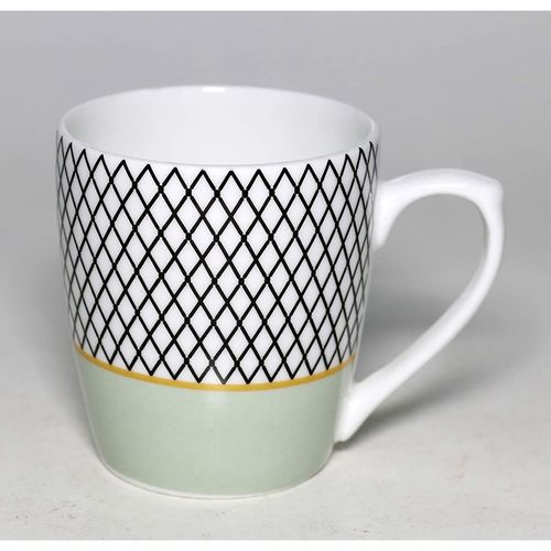 Indian Ceramic Multicolor Tea Cup - 6 Pcs- 160 ML