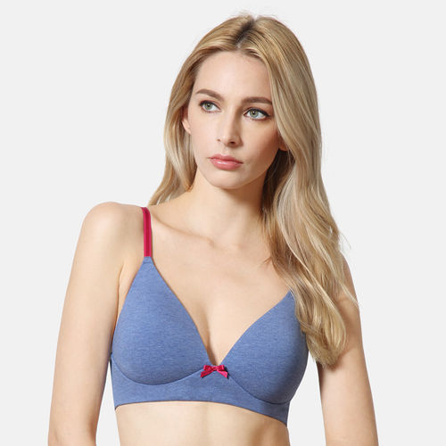 Buy Van Heusen Women Solid Antibacterial Padded Live In Bra - Bra