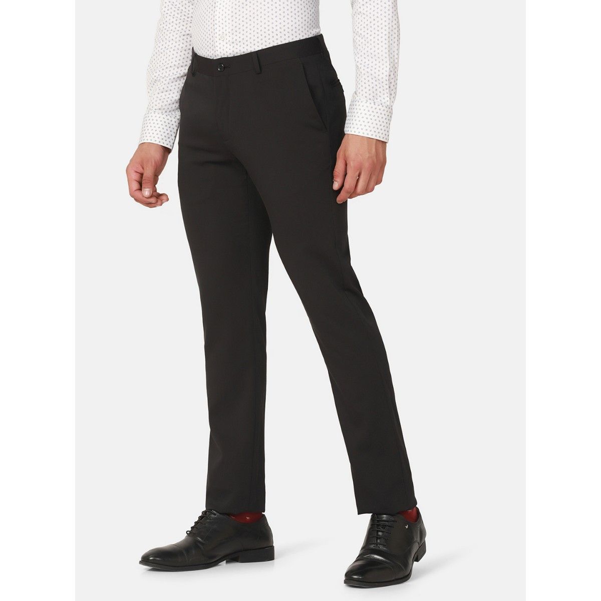 Paul Street Slim Fit Men Black Trousers - Buy Paul Street Slim Fit Men  Black Trousers Online at Best Prices in India | Flipkart.com