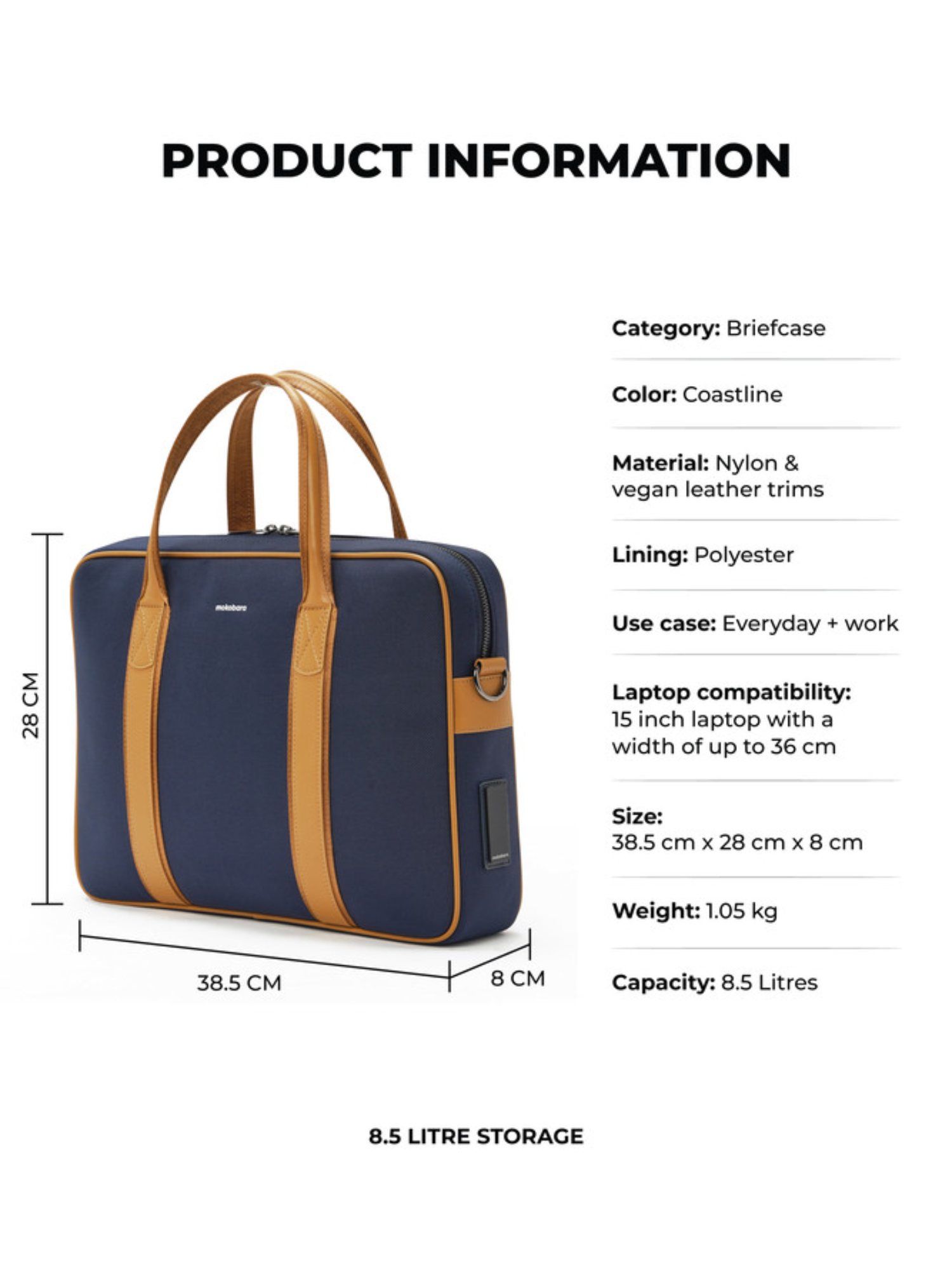 Buy MOKOBARA The Decaf Laptop Bag with Detachable Strap for Unisex