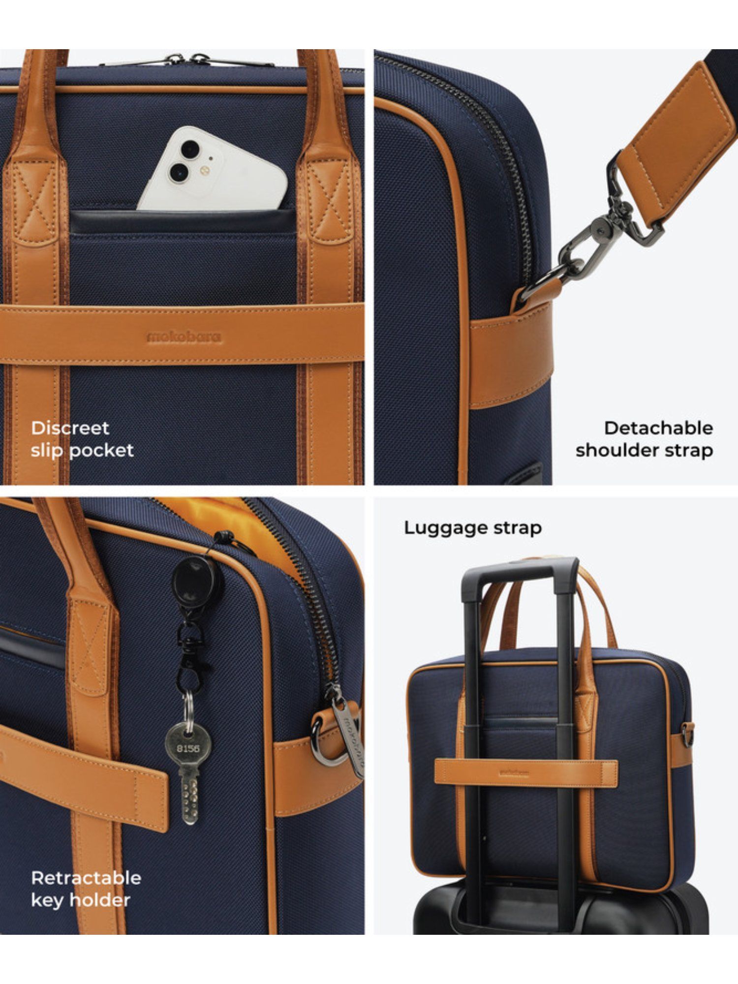 Buy MOKOBARA The Decaf Laptop Bag with Detachable Strap for Unisex