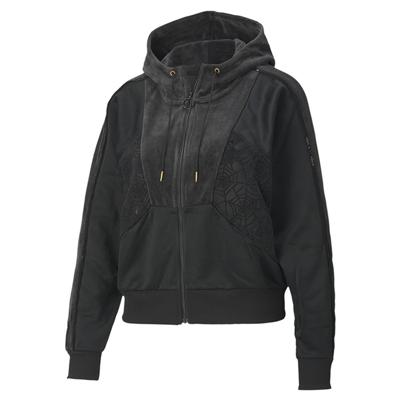 black bubble jacket women