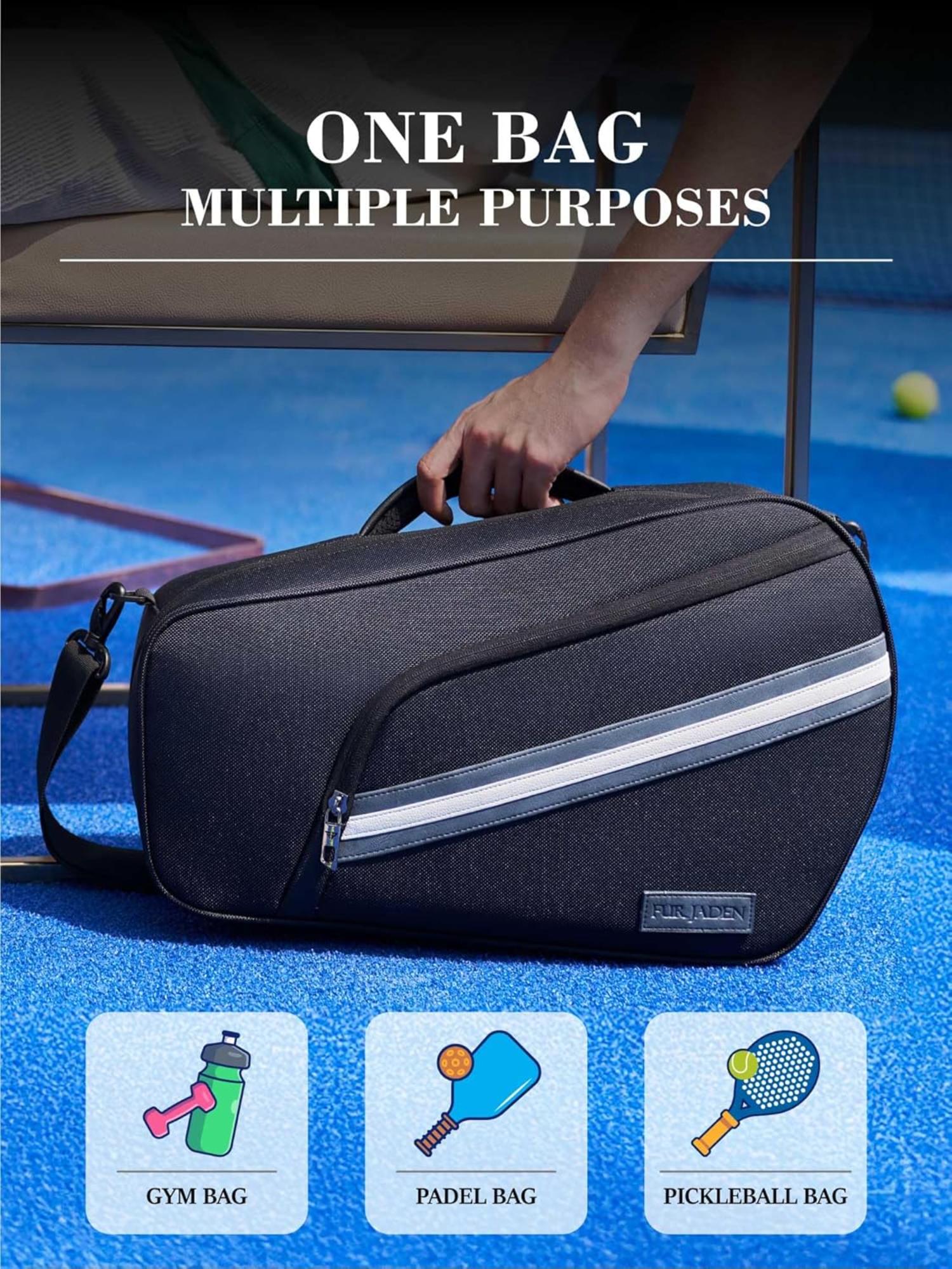 Buy FUR JADEN The Game Face Padel and Pickleball Structured Duffle